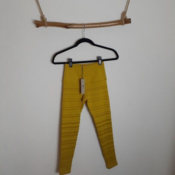 Avocado   Leggings  Yellow Stripped Samatha Style - Picture 5 of 7